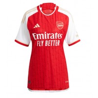 Camisa de Futebol Arsenal Thomas Partey #5 Equipamento Principal Mulheres 2023-24 Manga Curta